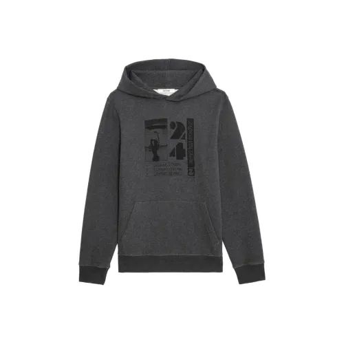 Zadig & Voltaire Темно-серый Мужской Свитшот
