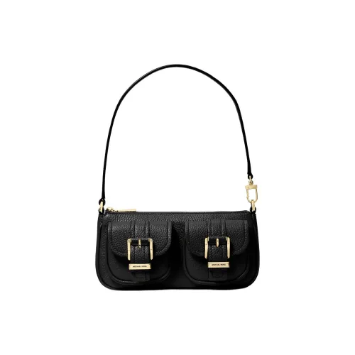 MICHAEL KORS Кожа Плечевая Сумка Маленькая Женская Черная