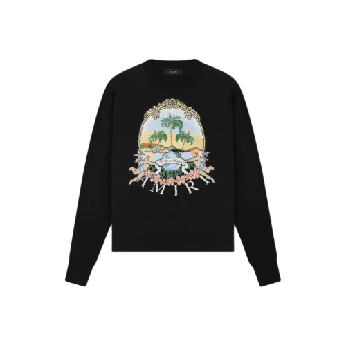 AMIRI SS24 Свитшот Мужской Черный