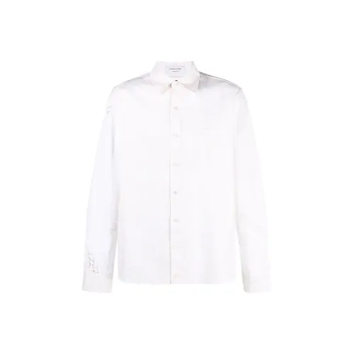 Marine Serre Белый Мужской Рубашки