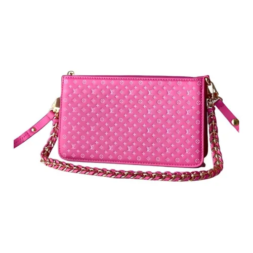 LOUIS VUITTON Телячья кожа Сумка через плечо обычная женская розовая