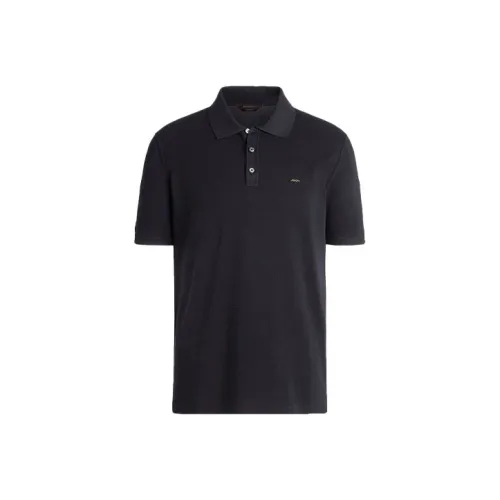 Ermenegildo Zegna Мужская поло морской синего цвета