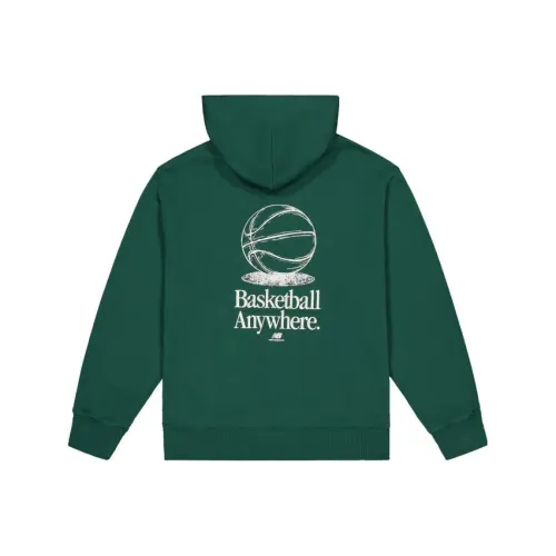 New Balance Свитшот Мужской Зеленый