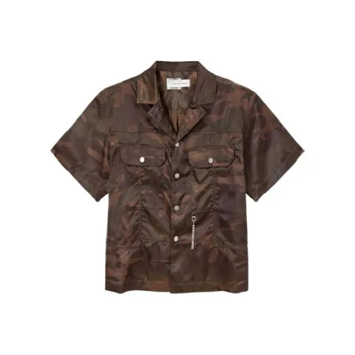 Feng Chen Wang Камуфляж Мужские Рубашки