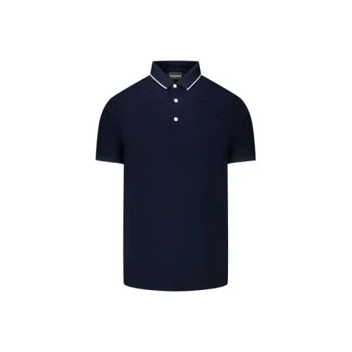 EMPORIO ARMANI Поло Мужское Темно-Синий