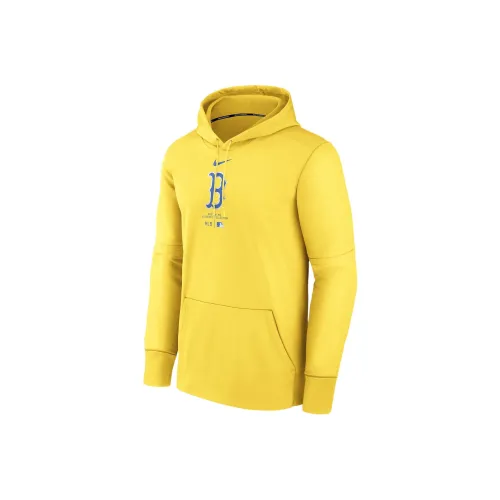 nike Boston Red Sox Городской Connect Practice Толстовка Мужской Желтый