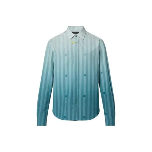 LOUIS VUITTON Новые ежеквартальные продукты LV FW22 Рубашка Мужская Синяя