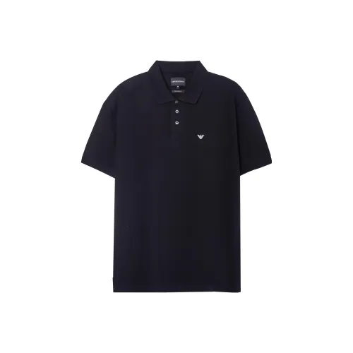 EMPORIO ARMANI Черная мужская поло