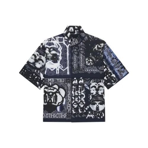 Givenchy Мужские Синие Рубашки