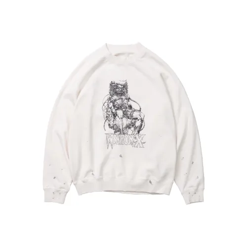 XVESSEL X Marvel/Marvel Co Брендированная SERIES Белый Унисекс Свитшоты