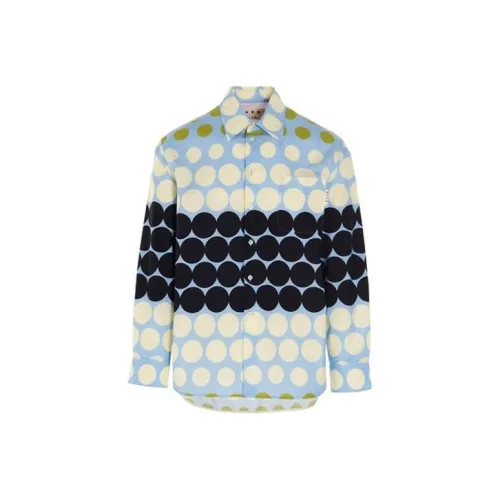 MARNI Светло-синие мужские рубашки