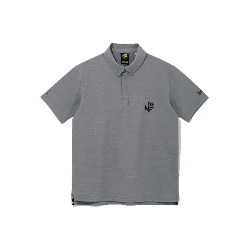New Era Gray Men's Polo