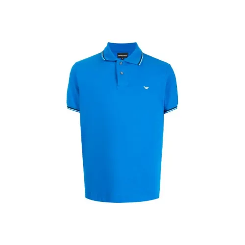 EMPORIO ARMANI Поло Мужское Синее