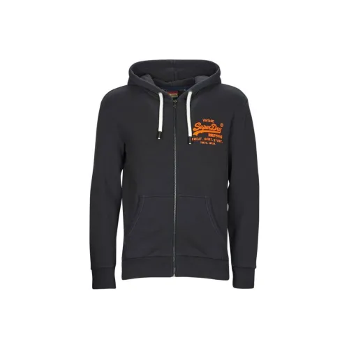 SUPERDRY Толстовка Мужская Черная