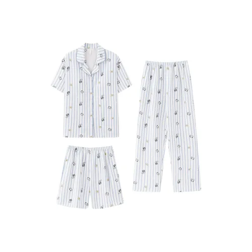 WANANNI Пижамный комплект женский светло-синий