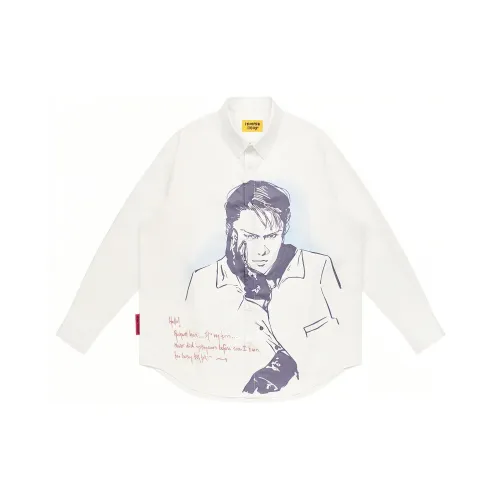 EMPTY REFERENCE x REVERSE IRONY Рубашка Унисекс Белый