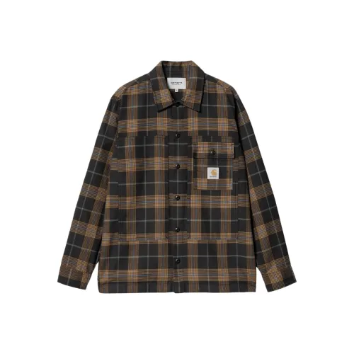 Carhartt WIP Hadley Check Рубашка Мужская Черная