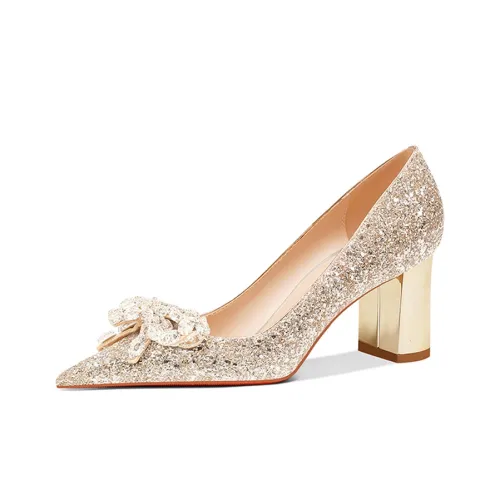 WEISHIBANGWEI Грубый каблук Высокие каблуки Женские