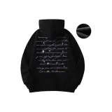 Чёрный [с капюшоном, утолщённый, с флисовой подкладкой]