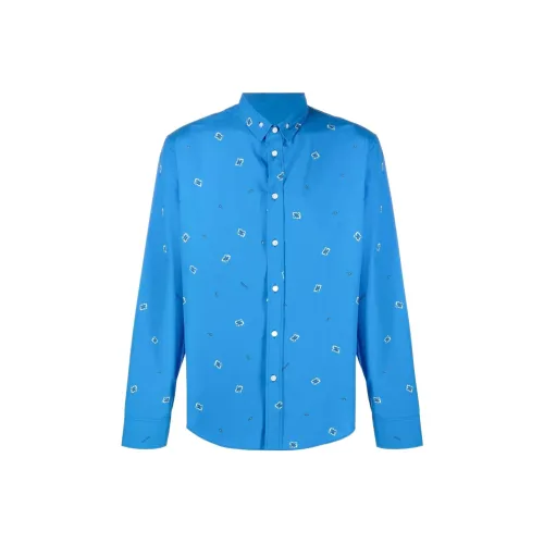 KENZO Мужские Синие Рубашки