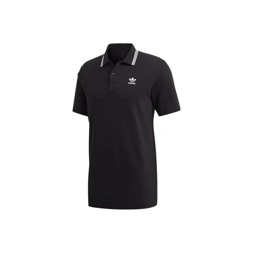 Adidas Originals Trefoil Черное Мужское Поло