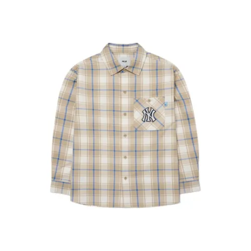 MLB Base Logo New York Yankees Рубашка Унисекс Хаки