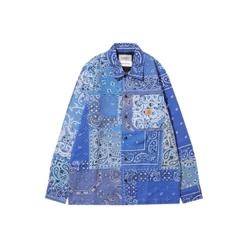 Carhartt WIP Collaboration Carhartt Wip X Miyagi Hidetaka Синие Унисекс Рубашки