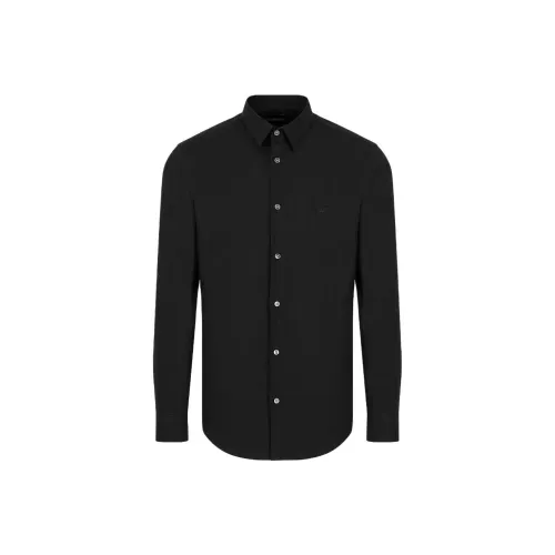 EMPORIO ARMANI Рубашка Мужская Черная