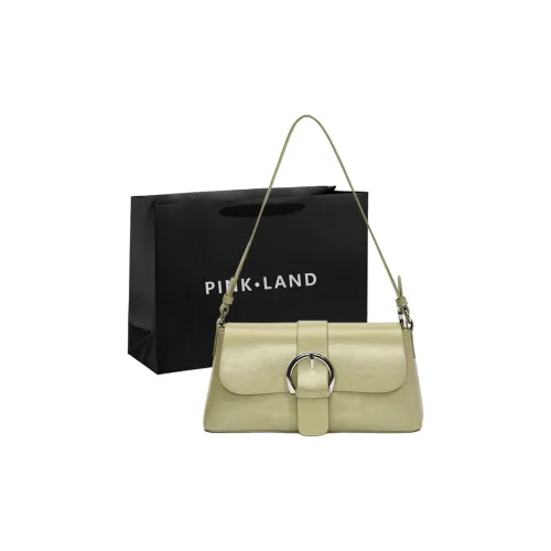 PINK·LAND ПУ (полиуретан) Сумка через плечо Женская Черный Хаки Зеленый Белый