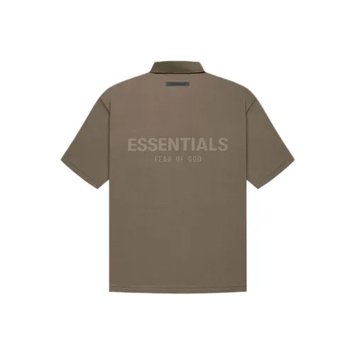 Fear Of God Essentials Пшенично-коричневый Унисекс Поло