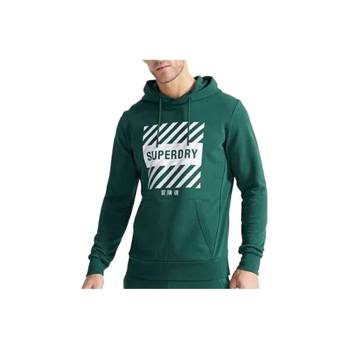 SUPERDRY Зеленый Мужской Свитшот