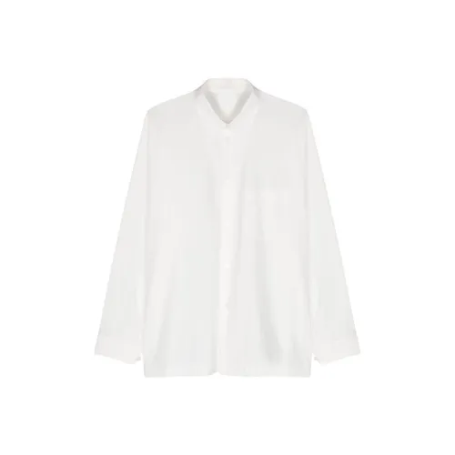 Homme Plissé Issey Miyake SS24 Рубашка Мужская Белая
