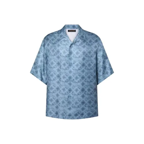 LOUIS VUITTON Blue Men's Shirts LOUIS VUITTON Синие Мужские Рубашки