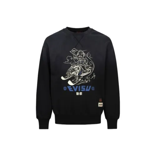 EVISU Черные Мужские Свитшоты