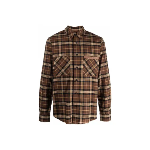 AMIRI Коричневый Мужские Рубашки