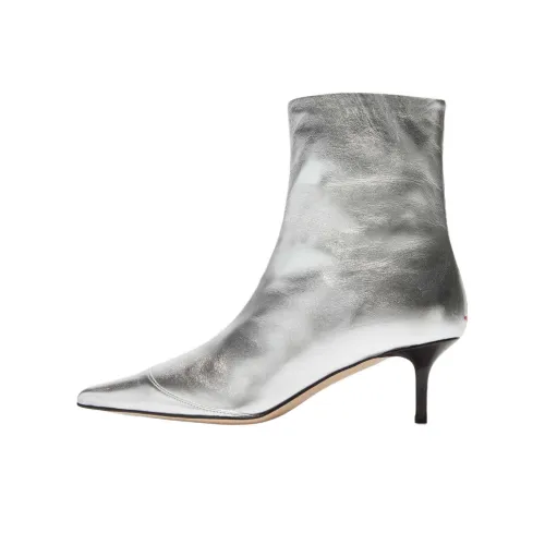 Aeyde Roe Ботильоны 5,5 см Женские Серебряные