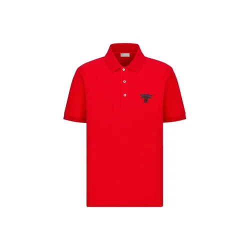 DIOR Quarterly New Products Red Men's Polo