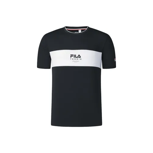 FILA Теннис Темно-черный Мужская T-рубашка