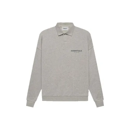Fear of God Essentials FW21 Темный овсяный Унисекс Поло