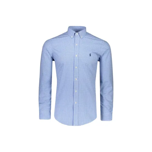 Polo Ralph Lauren Рубашка Мужская Светло-Синяя