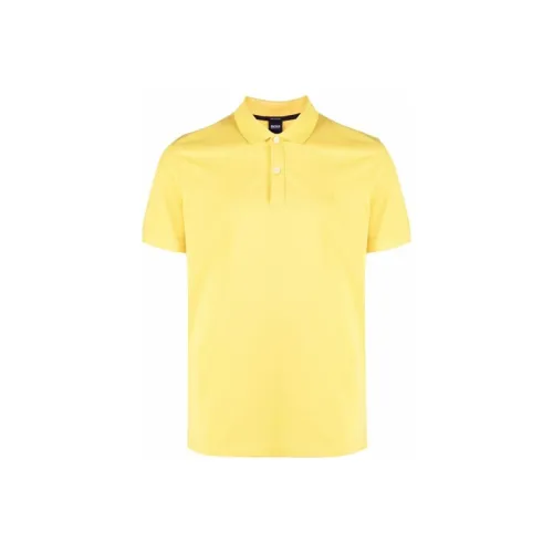 Hugo Boss SS21 Поло Мужское Желтое