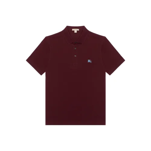 Burberry Поло Мужское Темно-Красное