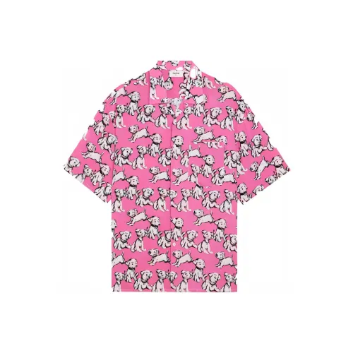 CELINE X AMY DORIAN Co Branded Series SS22 Рубашка Мужская Розовая