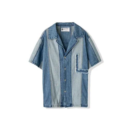 XXXTRENTA Форменная синяя унисекс рубашка