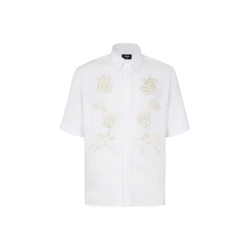 Fendi Белые Мужские Рубашки