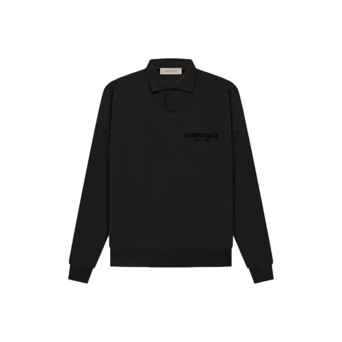 Fear of God Essentials Черное Унисекс Поло