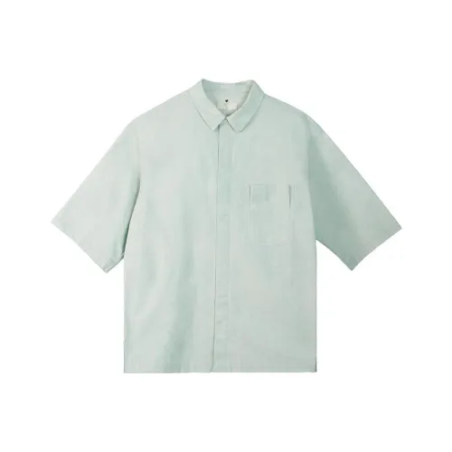 PUSH HZC Зеленый Мужская Рубашка