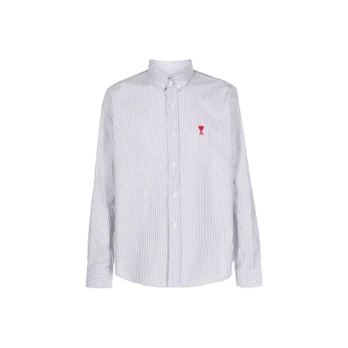 AMIPARIS Черно-белые полосы Мужские Рубашки