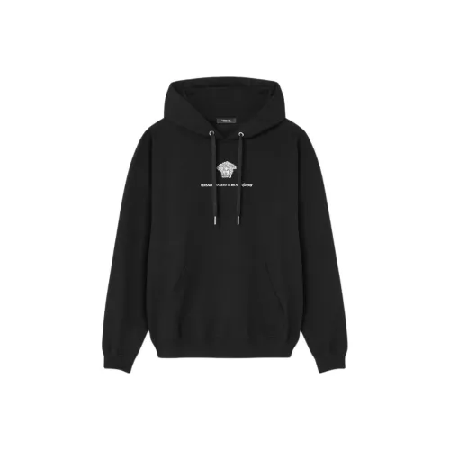 VERSACE Мужские черные свитшоты