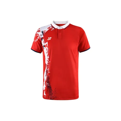 YONEX Мужская Поло Красная